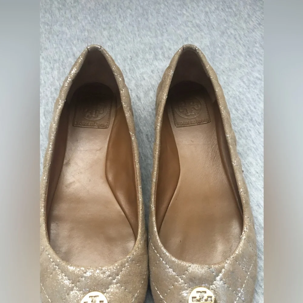 Tory Burch Women's Kaitlin Skimmer Quilted Ballet Flats Royal Size: US 7M